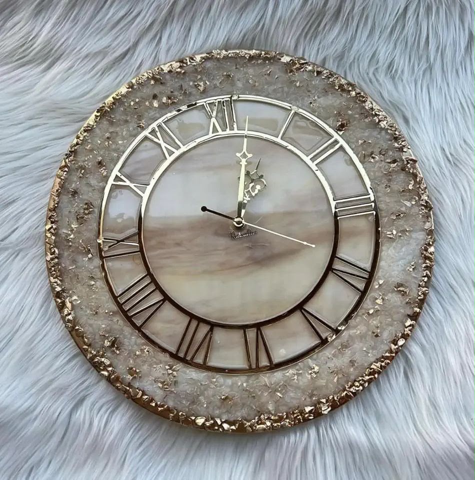 Resin Wall Clock